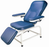 Chaise de don de sang manuelle (bleu)