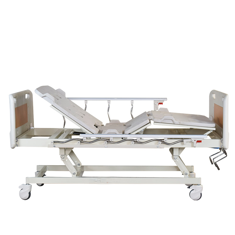 Manual Medical Bed With 3 Functions