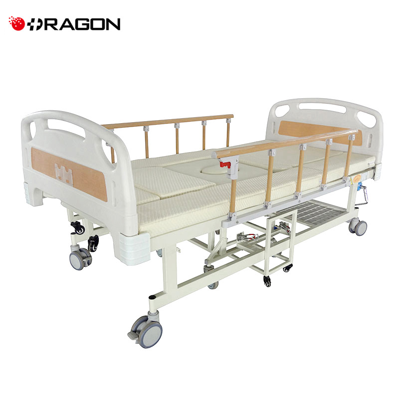 Lit d'h&ocirc;pital multifonctionnel de fauteuil roulant